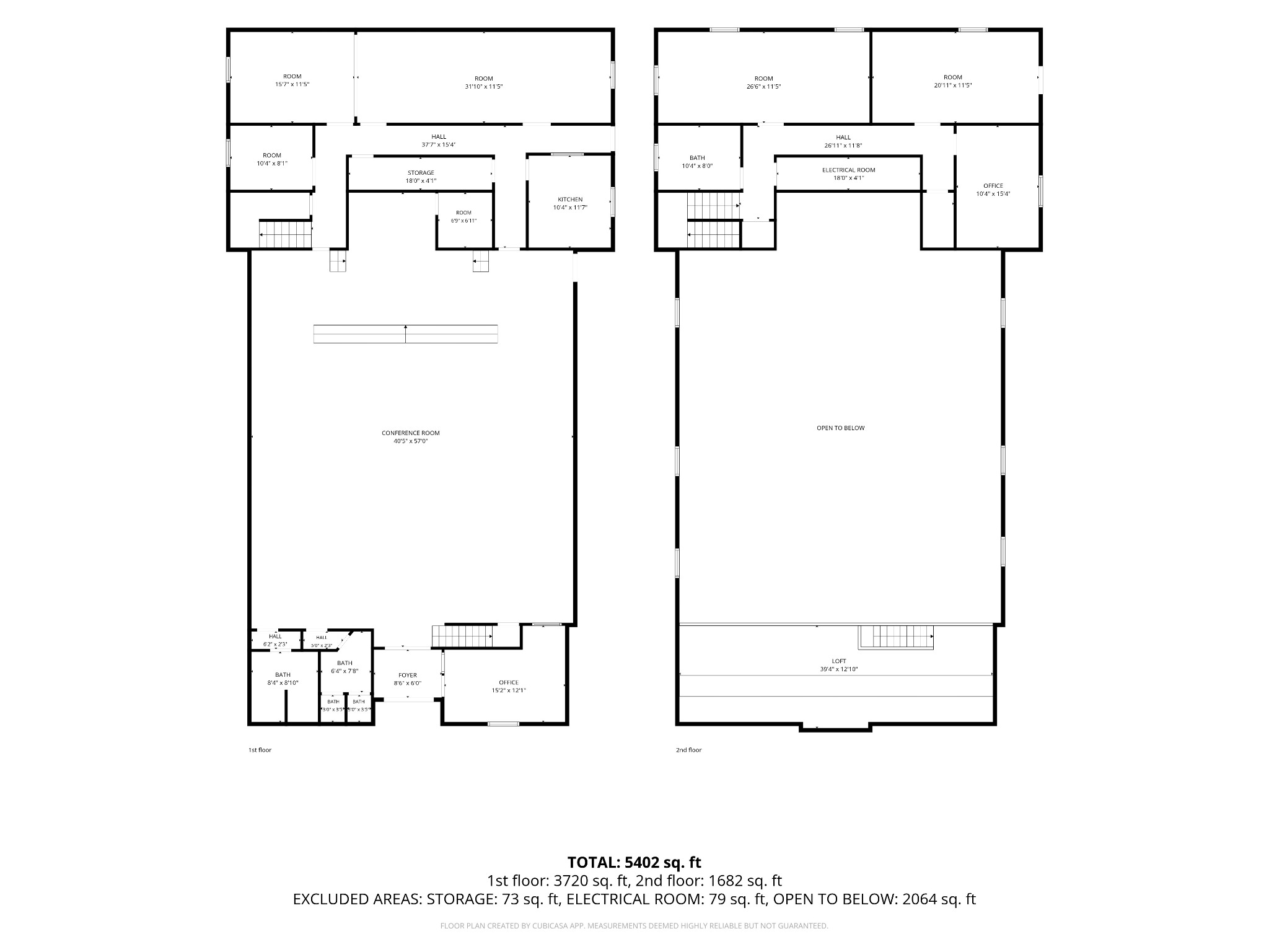 CubiCasa floor plan for 311 E. Homan St.